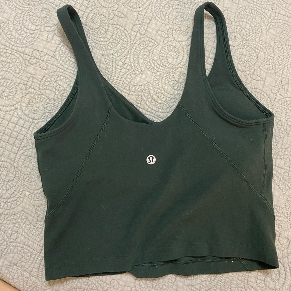 Dark green lulu lemon tank